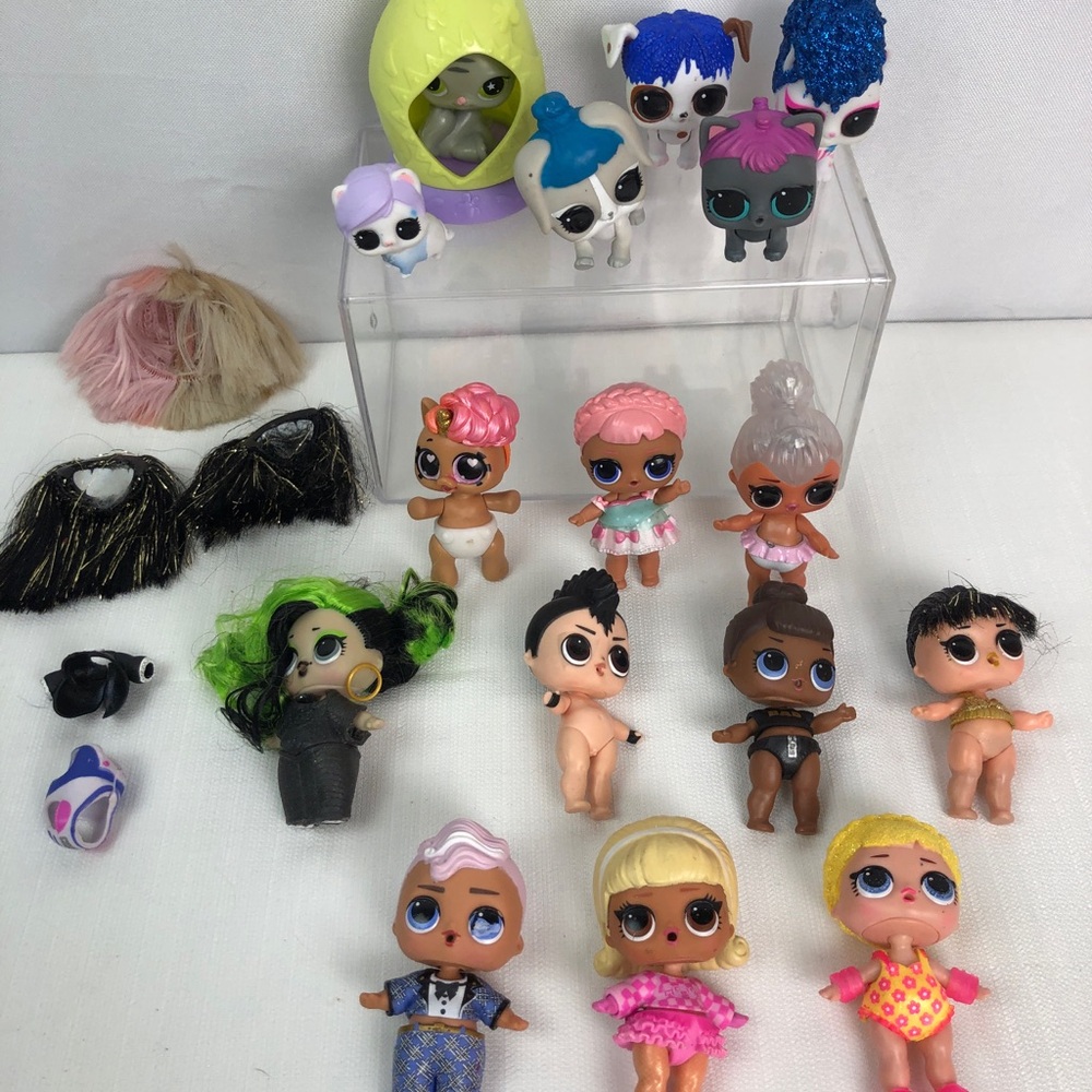 L.O.L. Surprise! Mini Dolls Pets Lot + Extras